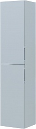 Aquanet Шкаф пенал Алвита New 35 подвесной серый – фотография-1